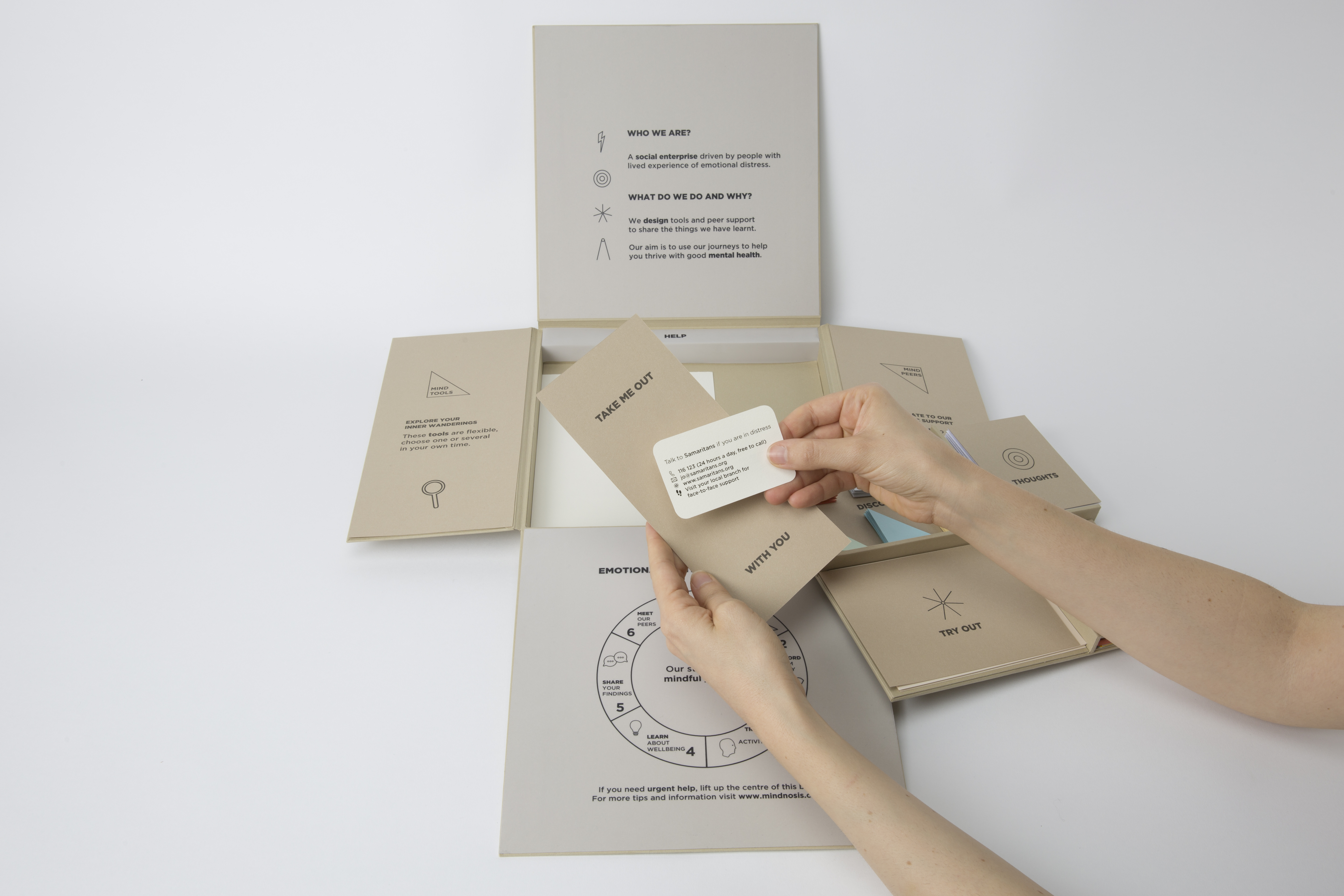 Pulling out the 'take me out, with you' card and Samaritans crisis information