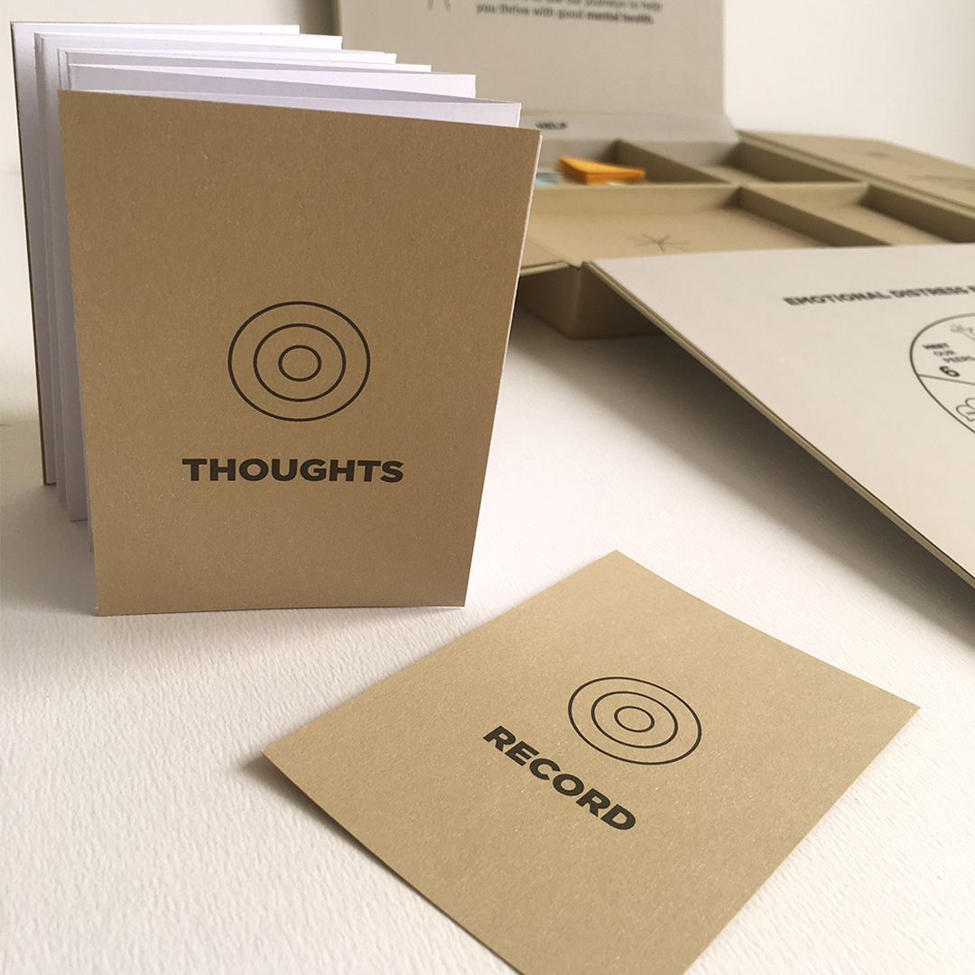 The Thoughts and Record booklets from the kit