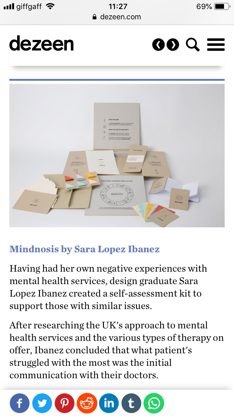 Dezeen — Mindnosis by Sara Lopez Ibanez